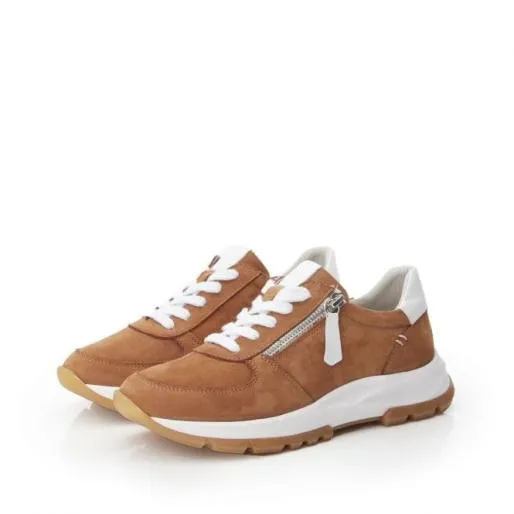 Sh Iruba Tan Nubuck Women Moda In Pelle Chunky Trainers Sh Iruba Tan Nubuck Women Moda In Pelle Chunky Trainers