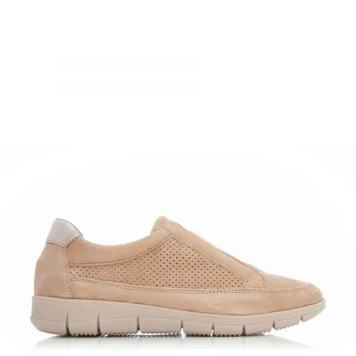Sh Regency Tan Suede Women Moda In Pelle Casual Shoes And Trainers