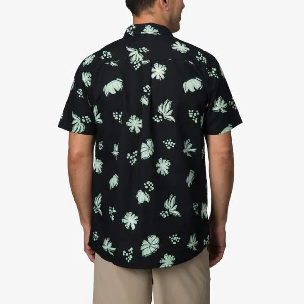Shirts Men REEF Lawson Short Sleeve Shirt Caviar