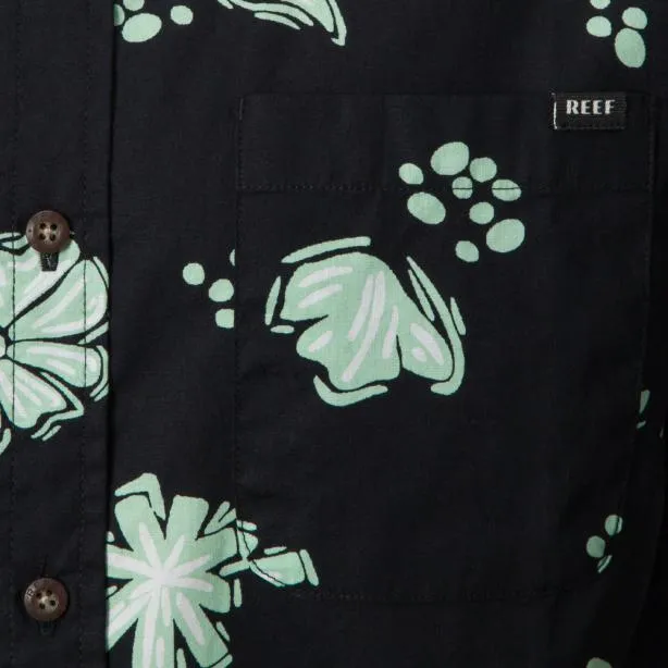 Shirts Men REEF Lawson Short Sleeve Shirt Caviar