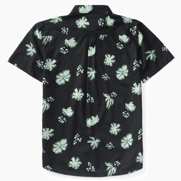 Shirts Men REEF Lawson Short Sleeve Shirt Caviar
