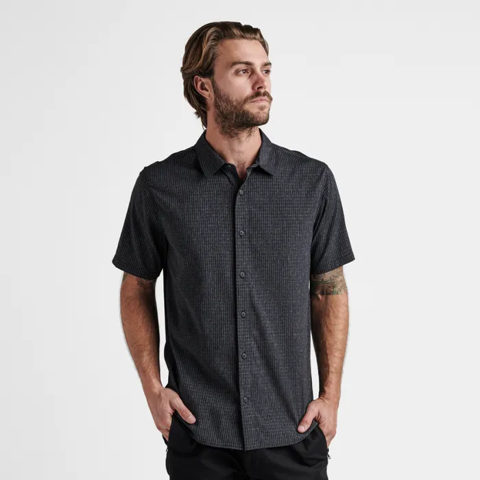 Shirts Men Roark Bless Up Breathable Stretch Shirt Black 2