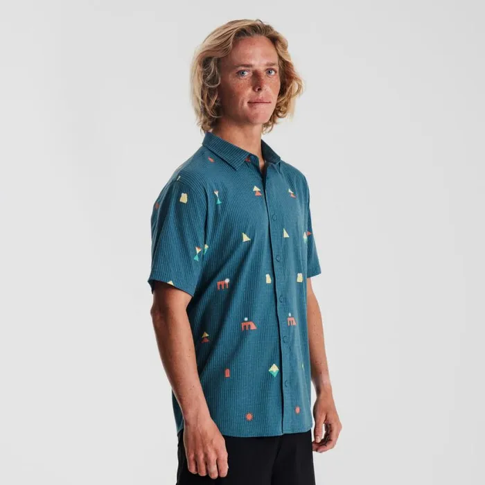 Shirts Men Roark Bless Up Breathable Stretch Shirt Costa