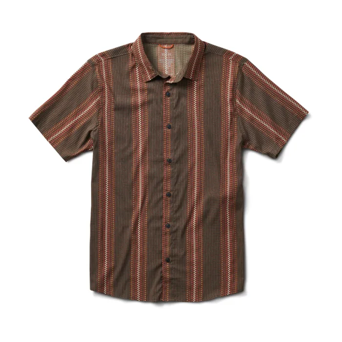 Shirts Men Roark Bless Up Breathable Stretch Shirt Herringbone Military