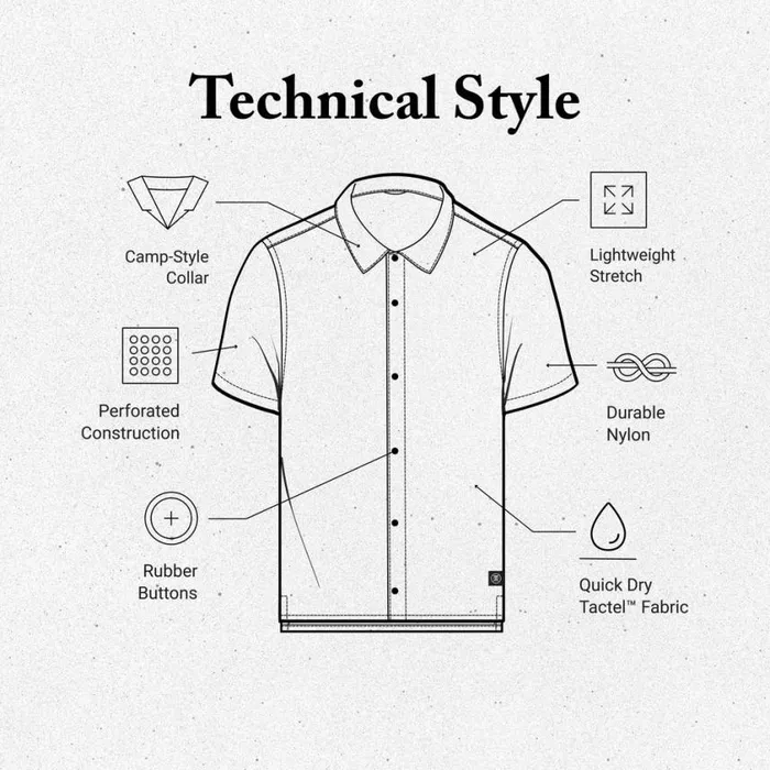 Shirts Men Roark Bless Up Trail Shirt Chaparral