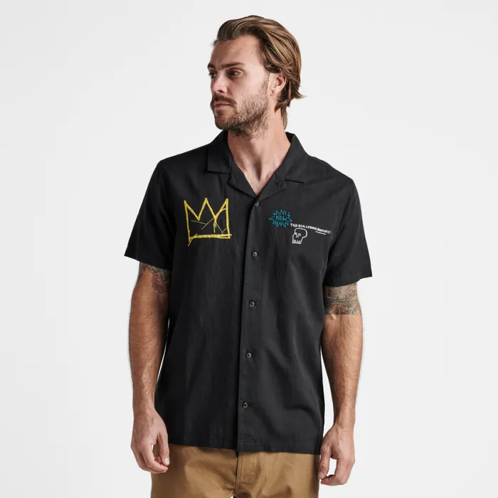Shirts Men Roark Gonzo Camp Collar Shirt Basquiat