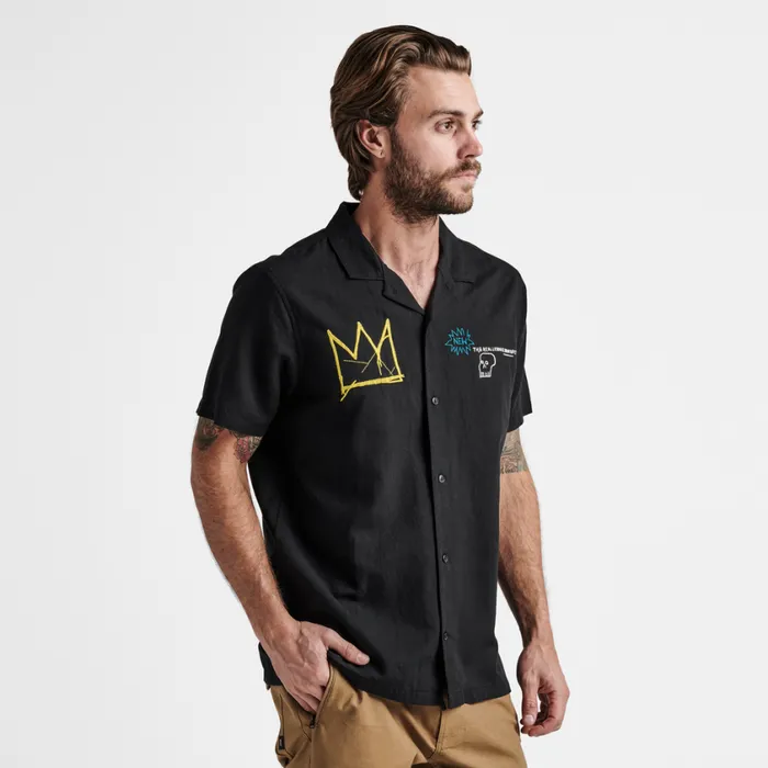 Shirts Men Roark Gonzo Camp Collar Shirt Basquiat