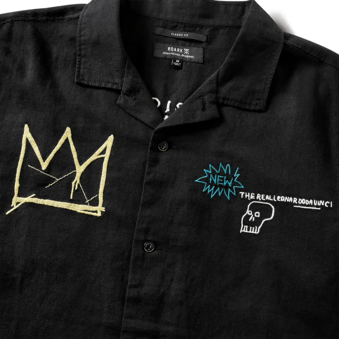 Shirts Men Roark Gonzo Camp Collar Shirt Basquiat