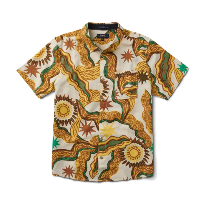 Shirts Men Roark Journey Shirt Grotta Magica Almond