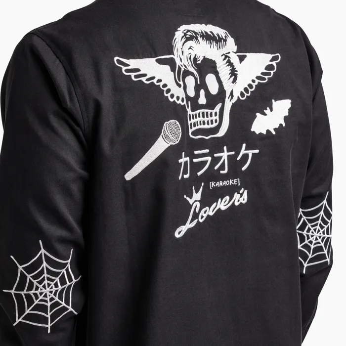 Shirts Men Roark Karaoke Lovers Long Sleeve Shirt Karaoke Black