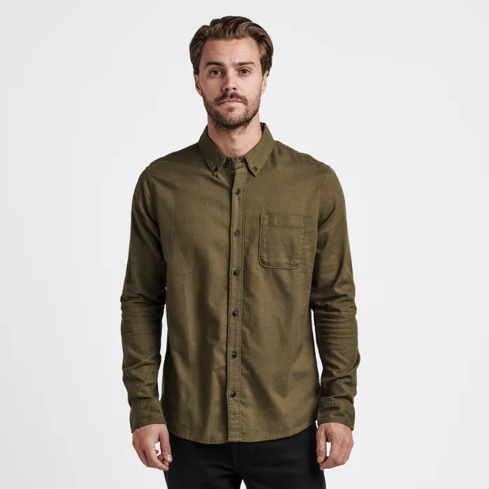 Shirts Men Roark Scholar Long Sleeve Shirt Military