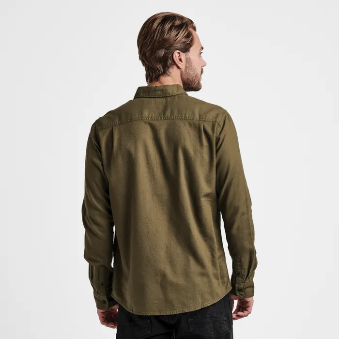 Shirts Men Roark Scholar Long Sleeve Shirt Military
