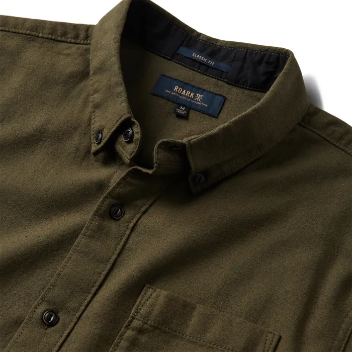 Shirts Men Roark Scholar Long Sleeve Shirt Military