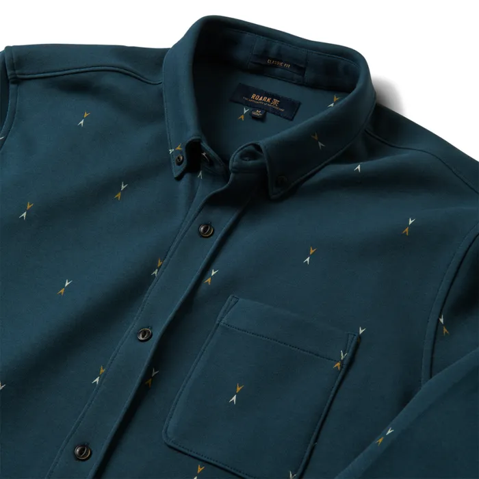 Shirts Men Roark Scholar Metro Long Sleeve Shirt Deep Blue