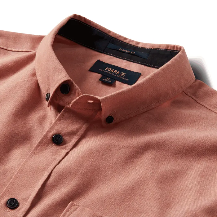 Shirts Men Roark Scholar Oxford Shirt Saffron Red