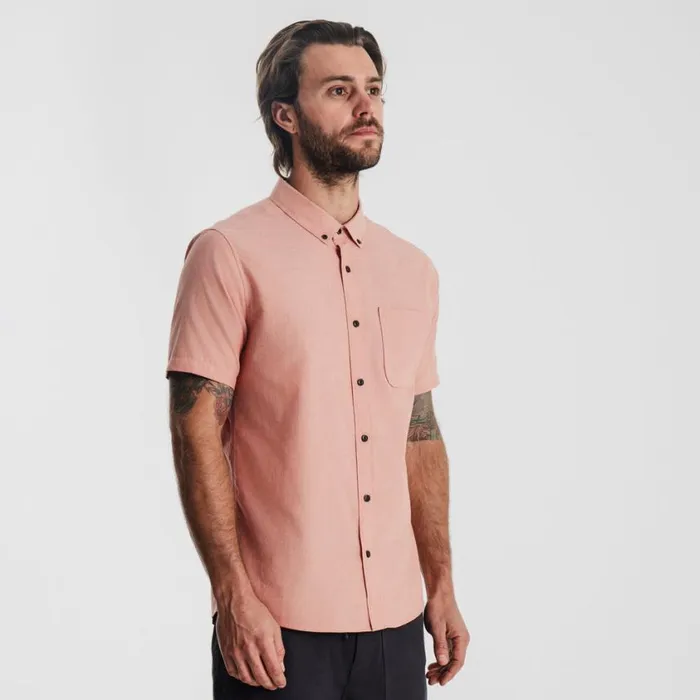 Shirts Men Roark Scholar Oxford Shirt Saffron Red