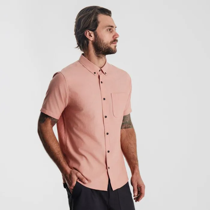 Shirts Men Roark Scholar Oxford Shirt Saffron Red