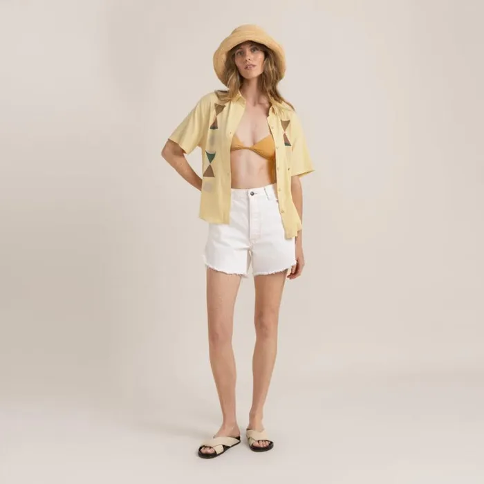 Shirts Women Roark Bless Up Breathable Stretch Shirt Heart Studio Sand