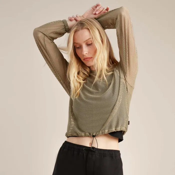 Shirts Women Roark Flora Long Sleeve Sage