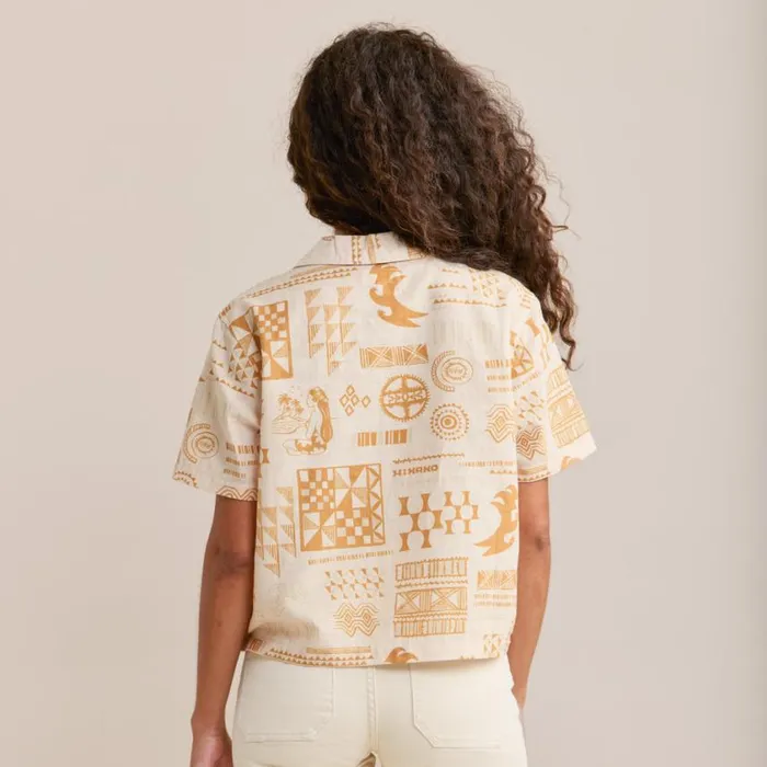 Shirts Women Roark Idle Camp Shirt Hinano Golden