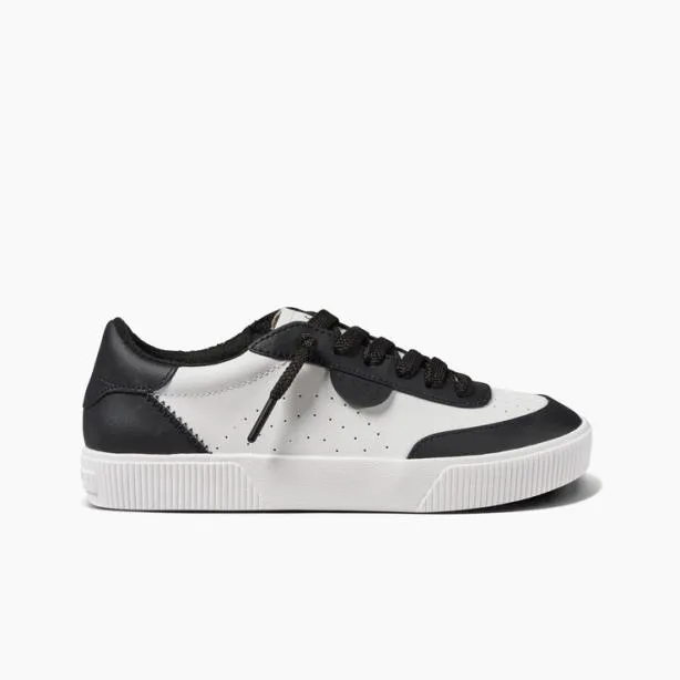 Shoes Women REEF Lay Day Seas Blackwhite Leather