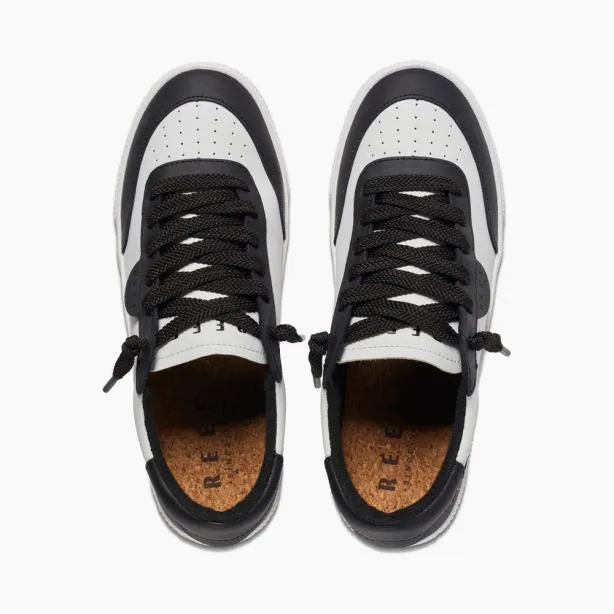 Shoes Women REEF Lay Day Seas Blackwhite Leather