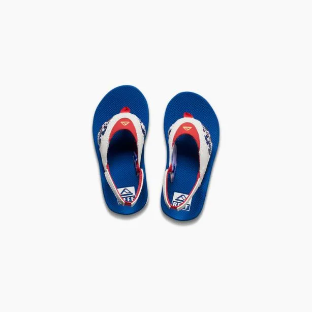 Shop Now Kids REEF Little Fanning Red White And Blue