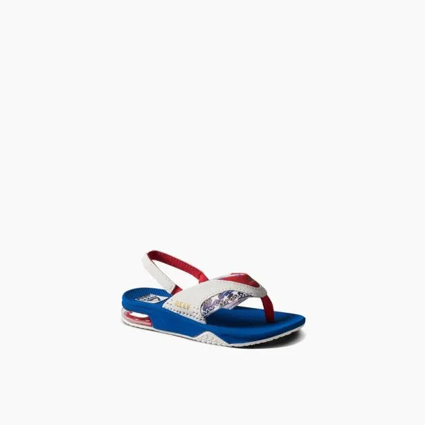 Shop Now Kids REEF Little Fanning Red White And Blue