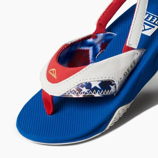 Shop Now Kids REEF Little Fanning Red White And Blue