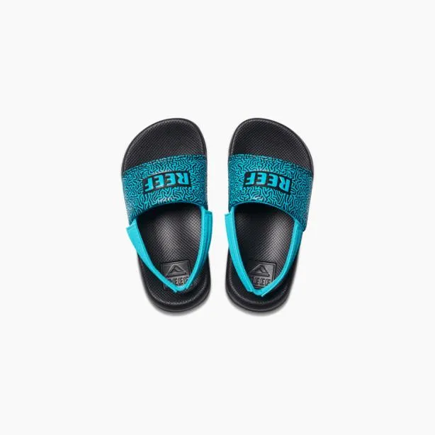 Shop Now Kids REEF Little One Slide Blue Coral