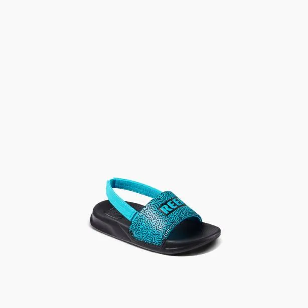 Shop Now Kids REEF Little One Slide Blue Coral