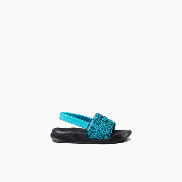 Shop Now Kids REEF Little One Slide Blue Coral