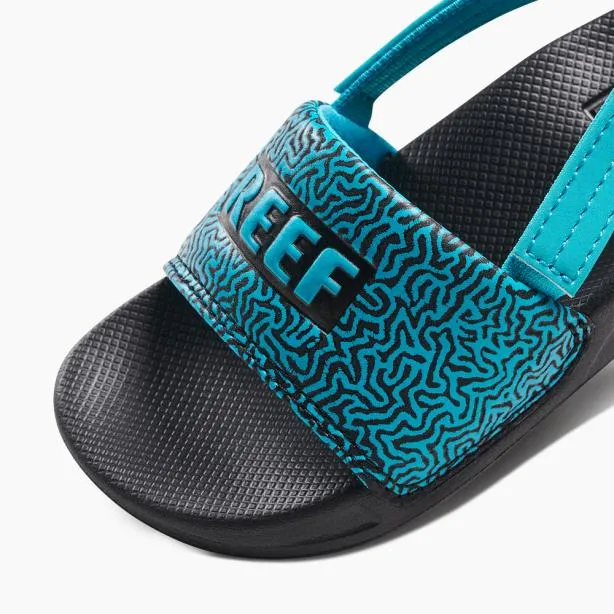Shop Now Kids REEF Little One Slide Blue Coral