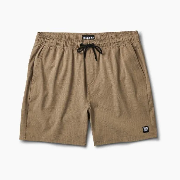 Shorts and Board Shorts Men REEF Fields Elastic Waist Walk Short 17034 Kelp