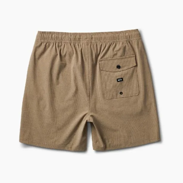 Shorts and Board Shorts Men REEF Fields Elastic Waist Walk Short 17034 Kelp