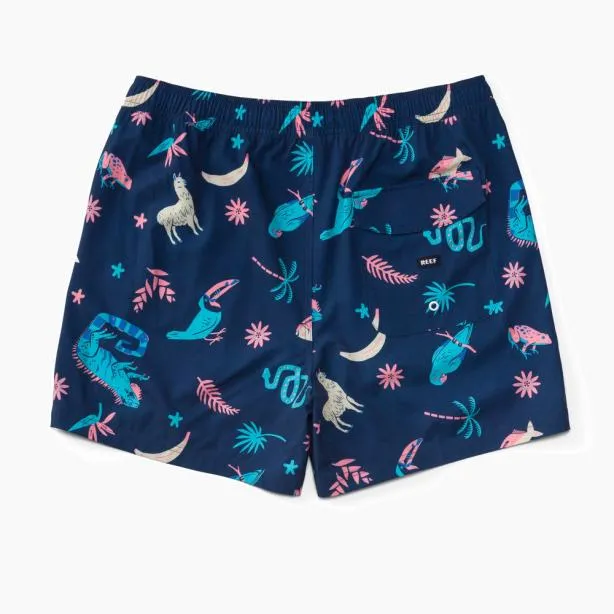 Shorts and Board Shorts Men REEF Myers Elastic Waist Short 16034 Insigna Blue