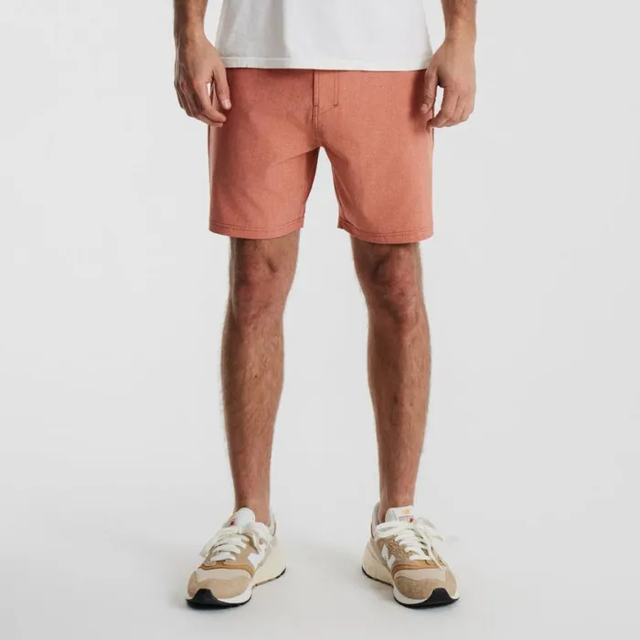 Shorts Men Roark Hybro Hybrid Shorts 17034 Saffron Red