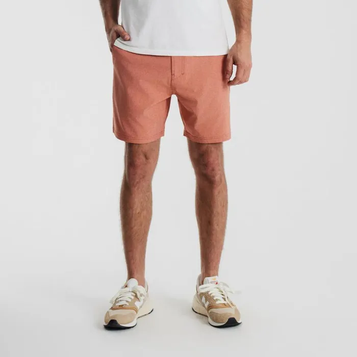 Shorts Men Roark Hybro Hybrid Shorts 17034 Saffron Red