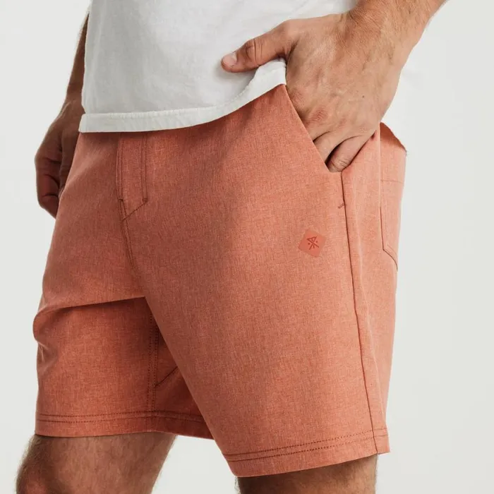 Shorts Men Roark Hybro Hybrid Shorts 17034 Saffron Red