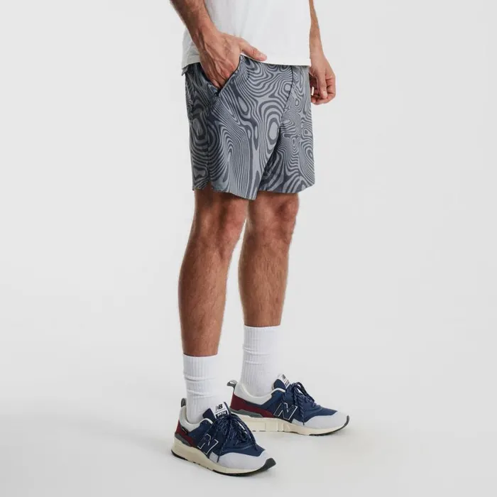 Shorts Men Roark Layover Trail Shorts 17034 Grey Psychedelic