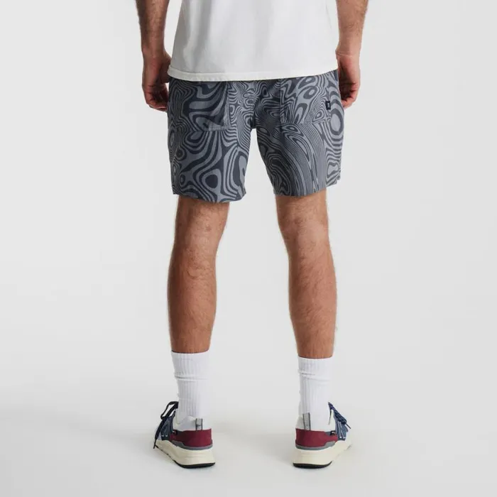 Shorts Men Roark Layover Trail Shorts 17034 Grey Psychedelic