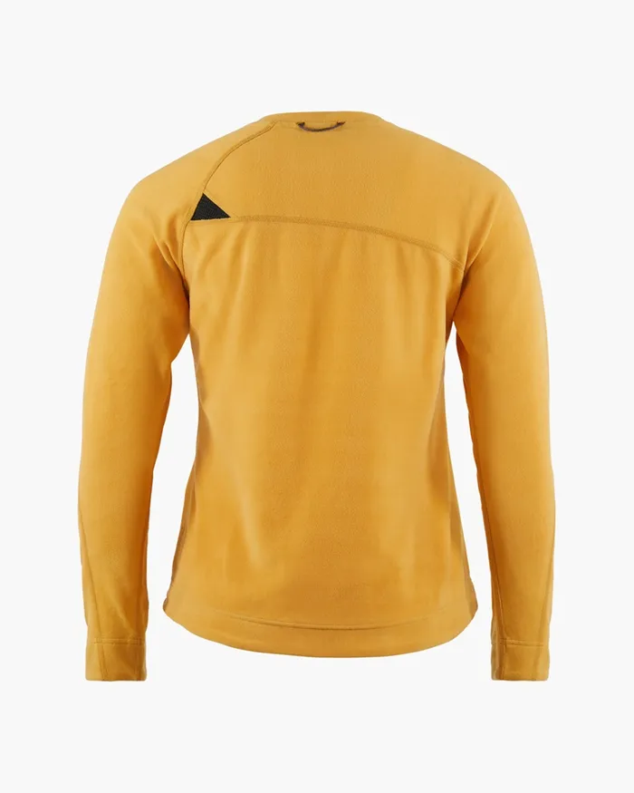 Sigyn Crew Sweater Amber Gold Women Klttermusen Fleeces and Sweaters