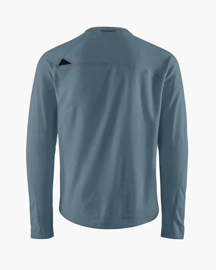 Sigyn Crew Sweater Thistle Blue Men Klttermusen Fleeces and Sweaters
