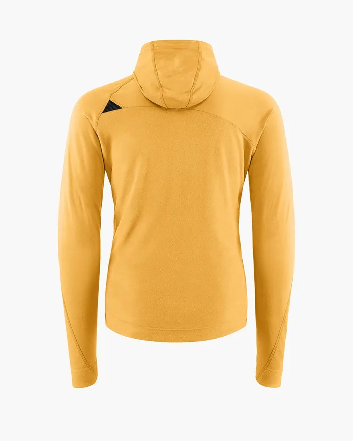 Sigyn Hooded Zip Amber Gold Men Klttermusen Fleeces and Sweaters