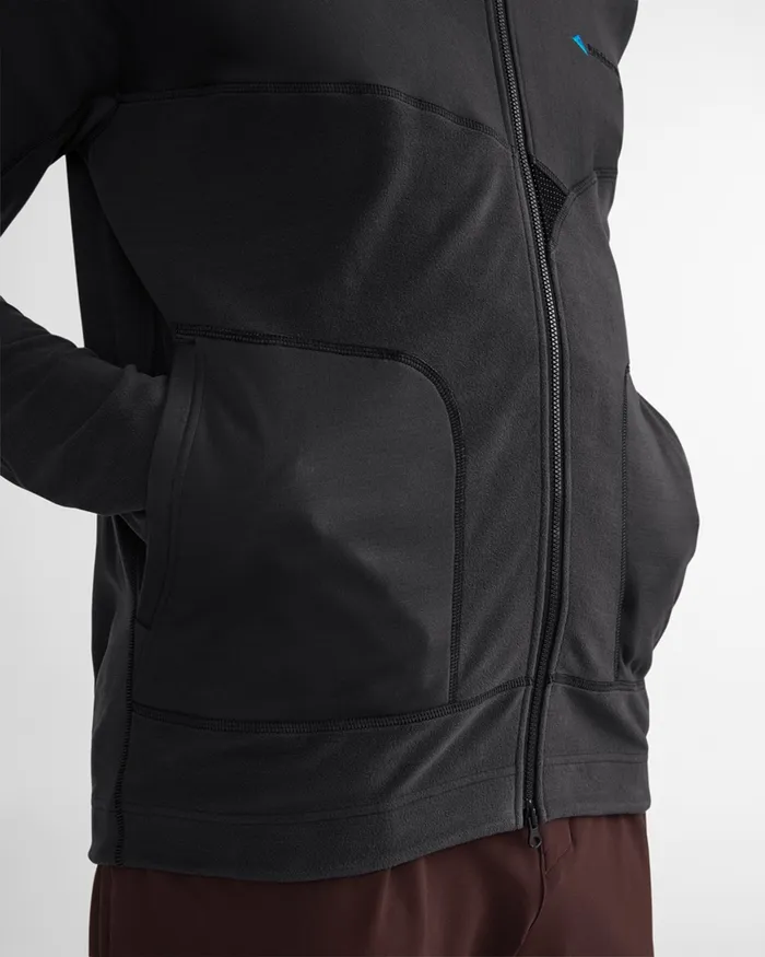 Sigyn Hooded Zip Clay Men Klttermusen Fleeces and Sweaters