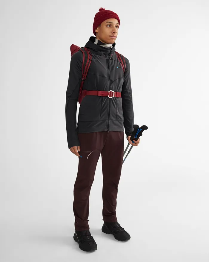Sigyn Hooded Zip Raven Men Klttermusen Fleeces and Sweaters
