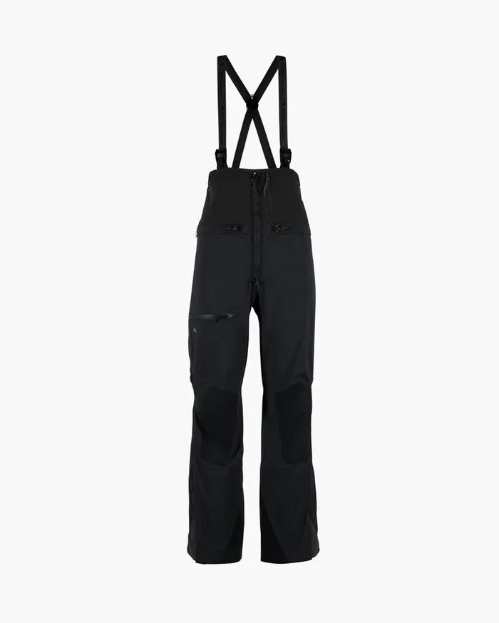 Skade 20 Salopette Pants Black Men Klttermusen Waterproof Pants