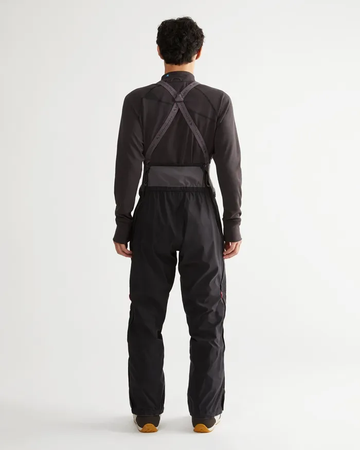 Skade 20 Salopette Pants Black Men Klttermusen Waterproof Pants
