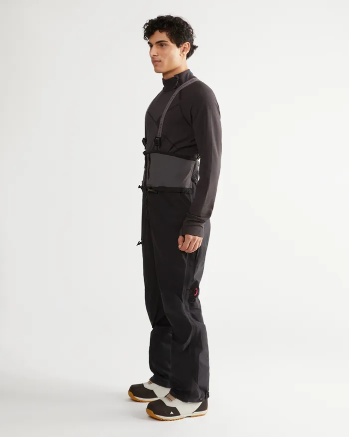 Skade 20 Salopette Pants Black Men Klttermusen Waterproof Pants
