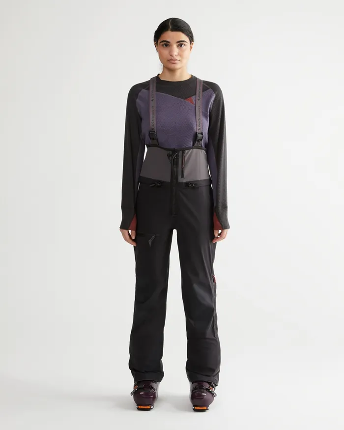 Skade 20 Salopette Pants Black Women Klttermusen Waterproof Pants